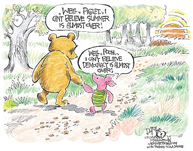 Summer's end at Pooh Corner